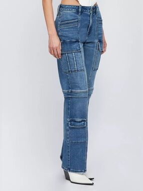 HIDDEN Cargo Straight Leg Jeans